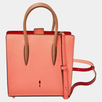 Pre Owned Christian Louboutin Multicolor Leather Small Paloma Tote