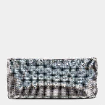 Pre Owned Christian Louboutin Multicolor Crystal Maykimay Strass Clutch