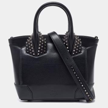 Pre Owned Christian Louboutin Black Leather Small Eloise Satchel