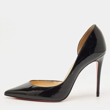 Christian Louboutin Black Patent Leather So Kate Pumps Size 42