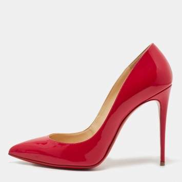 Pre Owned Christian Louboutin Pink Patent Leather So Kate Pumps Size 40