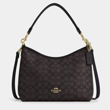 Coach Laurel Signature Canvas Brown monogram Handbag