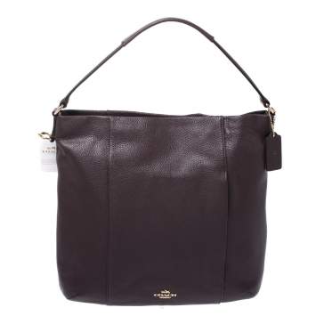 Pre Owned Coach Burgundy Leather Isabel Shoulder Bag