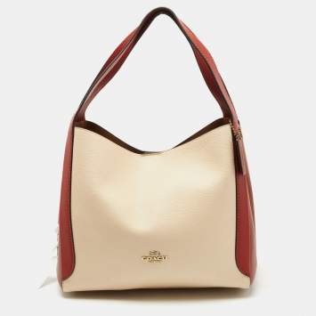 Coach Tri Color Leather Hadley Hobo
