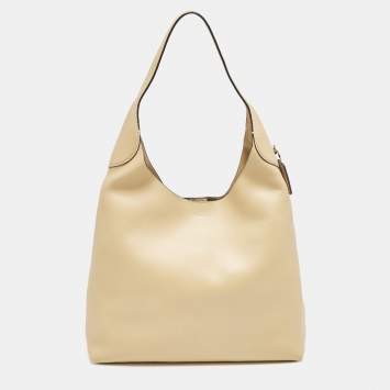 Coach Tan Leather Brooklyn 39 Shoulder Bag