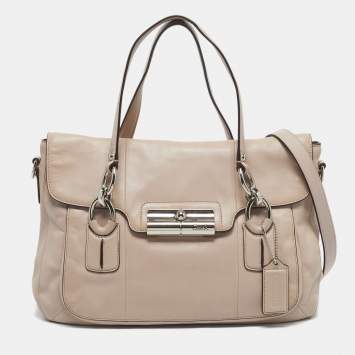 Coach Pink Leather Kristin Satchel
