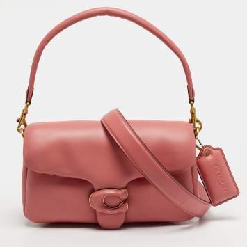 Pre Owned Coach Pillow Tabby 26 Pink Leather Shoulder Bag
