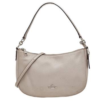 Coach Grey Leather Shoulder Bag