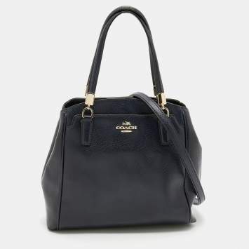 Coach Blue Leather Minetta Satchel