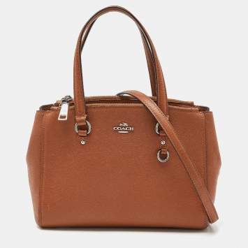 Coach Brown Leather Stanton 26 Carryall Tote