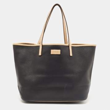 Coach Black Leather Large Metro Tote