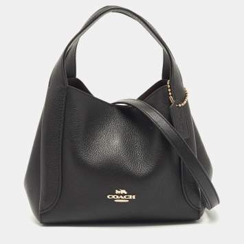Coach Black Leather Hadley Hobo 21