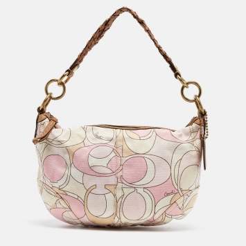 Coach Multicolor Signature Canvas Hobo