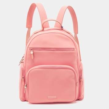 Pre Owned Cole Haan Pink Neoprene Grand Ambition Travel Backpack