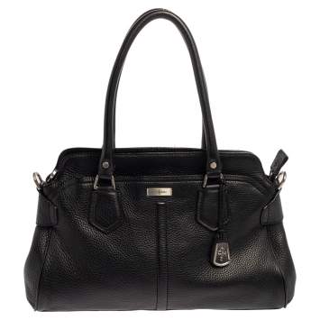 Pre Owned Cole Haan Black Leather Tote
