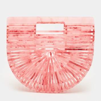Pre Owned Cult Gaia Ark Mini Pink Acrylic Clutch