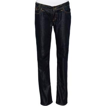 Pre Owned D&G Dark Blue Denim Regular Fit Lovely Jeans M