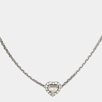 مملوكة مسبقًا De Beers Aura Solitare Diamonds 18k White Gold Bracelet