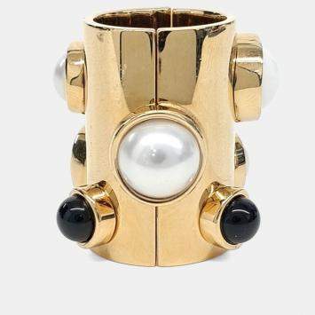 Pre Owned حقيبة ديلفو أكسسوارات ذهبية اللون وانديرنج 