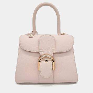 مملوكة مسبقًا Delvaux Leather Pink Briand Mini Box