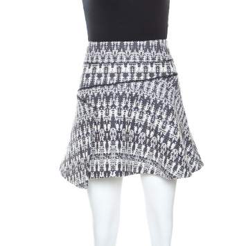 Pre Owned Derek Lam 10 Crosby Multicolor Knit Mini Skirt M