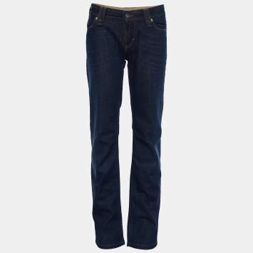 Pre Owned D&G Vintage Indigo Dark Wash Denim Lovely Jeans M