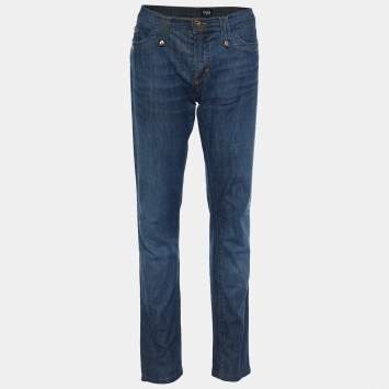 Pre Owned D&G Vintage Indigo Denim Straight Fit Jeans S