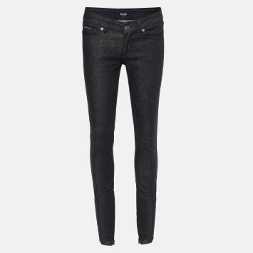 Pre Owned D&G Black Denim Wonder Fit Jeans S