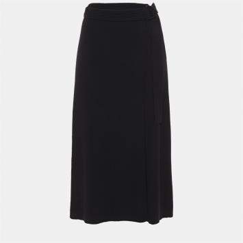 Pre Owned Diane Von Furstenberg Wool Midi Skirt S