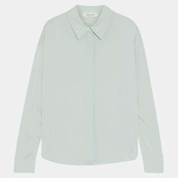 Pre Owned Diane Von Furstenberg Silk Long Sleeved Top 6