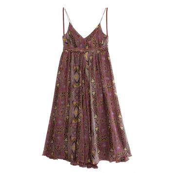 مملوكة مسبقًا Diane Von Furstenberg Jolie Printed Dress M