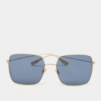 Dior Blue/Gold Tone Stellaire1 Square Sunglasses