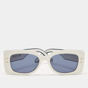 Pre Owned Dior Blue/White S1U DiorPacific Square Sunglasses