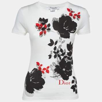 Dolce & Gabbana White Cotton Boycott Logo Print T-Shirt M