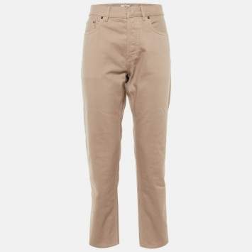 Pre Owned Dior Dusty Rose Denim Regular Fit Jeans M/Waist 33"