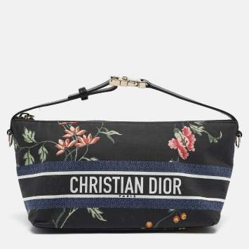 Pre Owned Dior Multicolor Printed Fabric DiorTravel Nomad Pouch