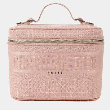 مملوكة مسبقًا Dior Travel Pink Vanity Case Shoulder Bag