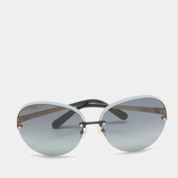 Pre Owned Dior Blue Gradient Titanium Dior Superb Limited Edition Aviator Sunglasses