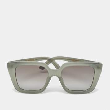 Pre Owned Dior Green/Grey Gradient DiorMidnight S1L Square Sunglasses