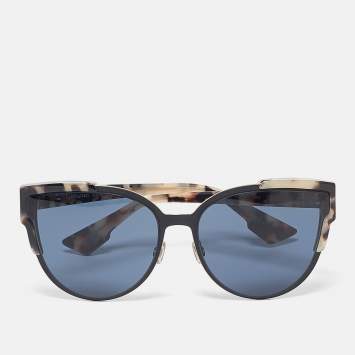 Pre Owned Dior Blue P7JKU Wildly Cat Eye Sunglasses