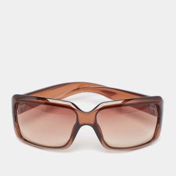 Pre Owned Dior Brown Gradient Starshine Square Sunglasses