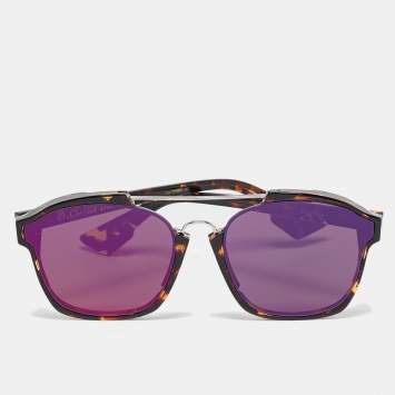 Pre Owned Dior Tortoise/Pink Abstract Mirror Aviators Sunglasses 