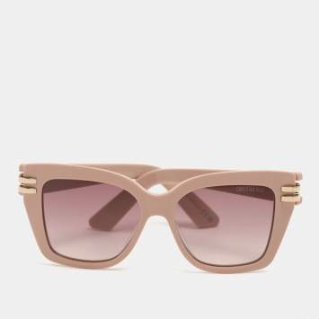 Pre Owned Dior Pink/Pink Gradient CDior S1I Square Sunglasses