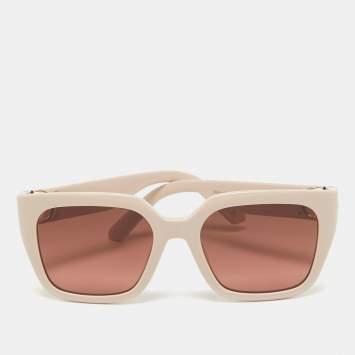 Pre Owned Dior Pink 30 Montaigne S8U Square Sunglasses