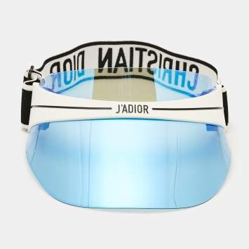 Pre Owned Christian Dior Blue Dior Club1 Sun Visor