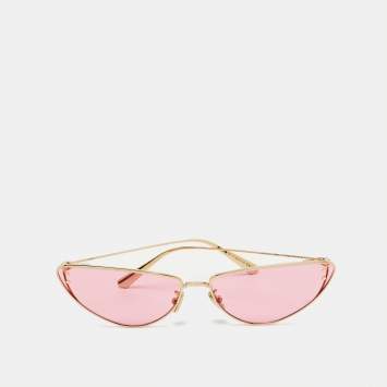 Dior Gold Tone/Pink MissDior B1U Cat-Eye Sunglasses