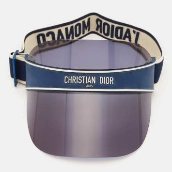 Pre Owned Dior Navy Blue Dior Club V1U Sun Visor