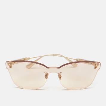Pre Owned Dior Light Peach DiorColorQuake2 Butterfly Sunglasses