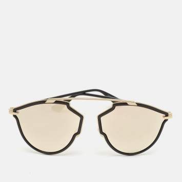 Dior Black/Gold 2M2SQ SoRealRise Aviator Sunglasses