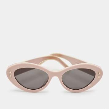 Dior Old Rose/White DiorPacific B1U Cat Eye Sunglasses